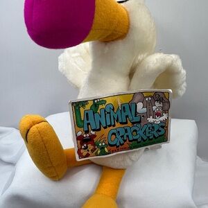 1994 24k Company Animal Crackers Approx 9" Dodo White Bird PlushW/Tag